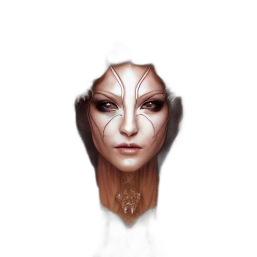 mask, face, crown, creature transparent PNG cut-out