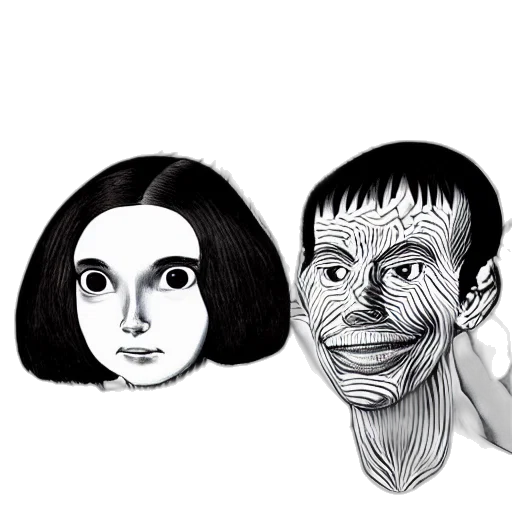 mask, face, hair, cartoon transparent PNG cut-out