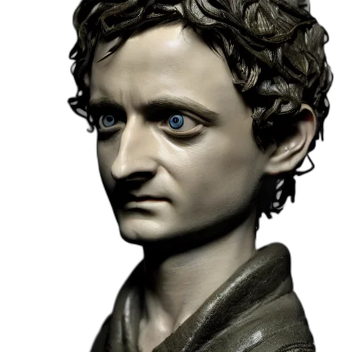 face, photorealistic, 3d render, fantasy art transparent PNG cut-out