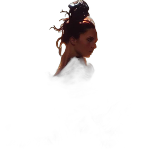crown, hair, mask, face transparent PNG cut-out