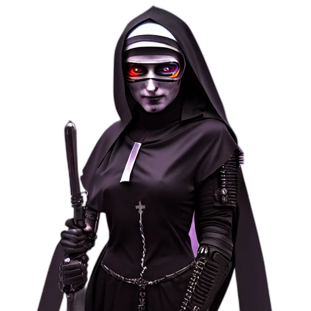staff, concept art, cyberpunk, 3d render transparent PNG cut-out