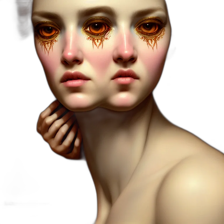 face, mask, robot, creature transparent PNG cut-out