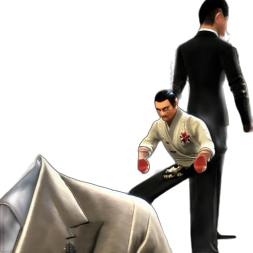 jacket, staff, umbrella, robot transparent PNG cut-out