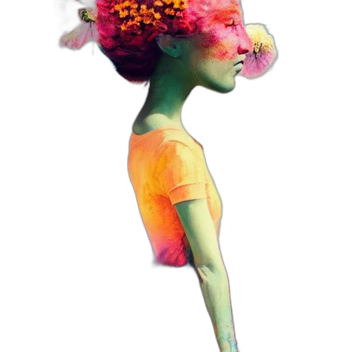 flower, crown, hat, hair transparent PNG cut-out