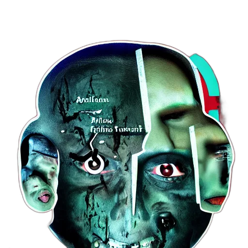 mask, face, comic book art, concept art transparent PNG cut-out