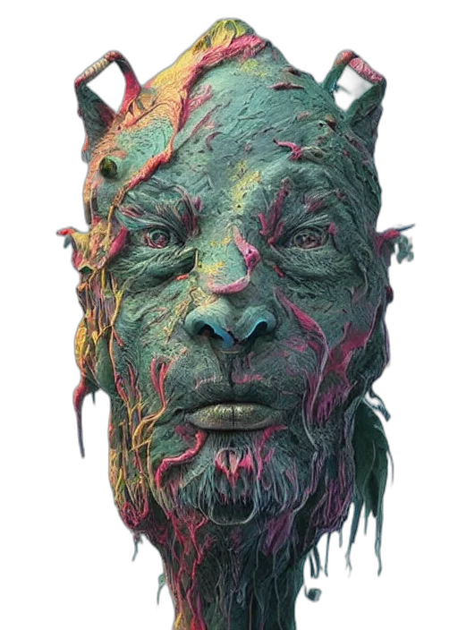 mask, face, creature, animal transparent PNG cut-out