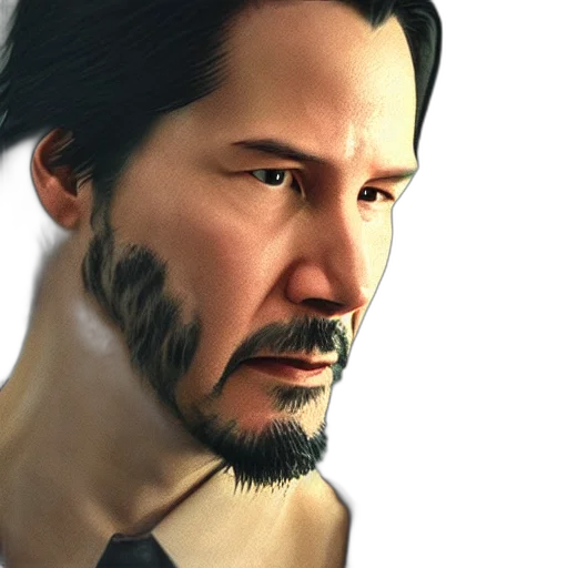 face, photorealistic, 3d render, concept art transparent PNG cut-out