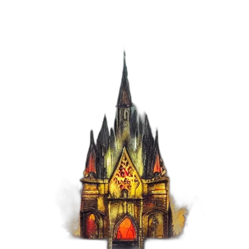 crown, building, staff, concept art transparent PNG cut-out