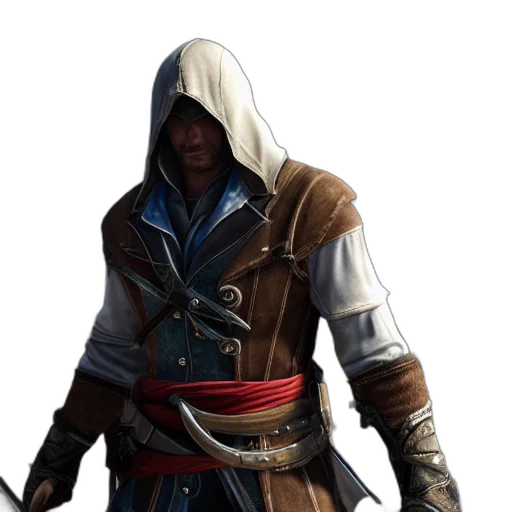 jacket, staff, sword, weapon transparent PNG cut-out