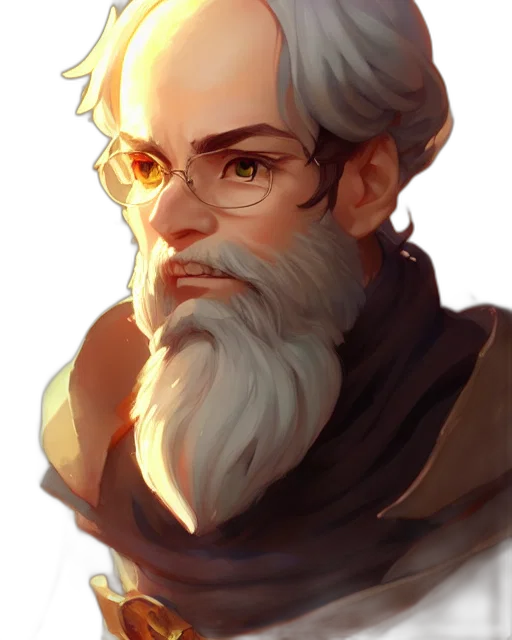 face, staff, fantasy art, concept art transparent PNG cut-out