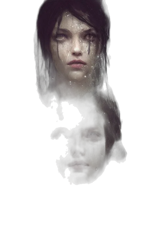 face, mask, creature, hair transparent PNG cut-out