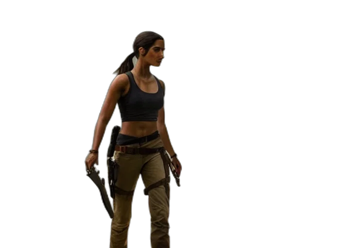 weapon, staff, concept art, 3d render transparent PNG cut-out