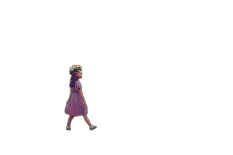 dress, staff, robot, creature transparent PNG cut-out