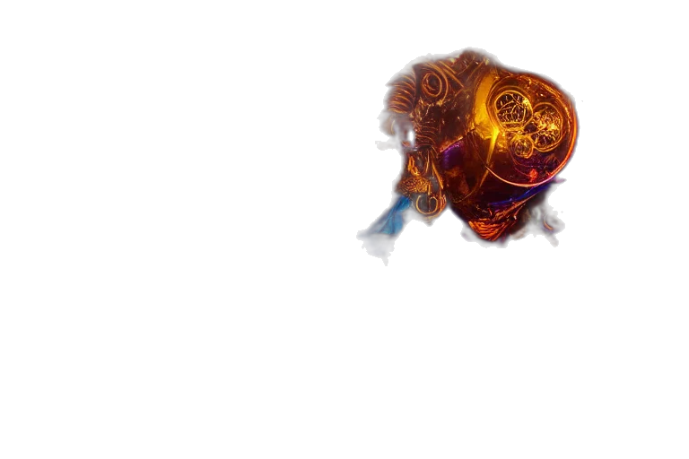 dragon, mask, weapon, creature transparent PNG cut-out