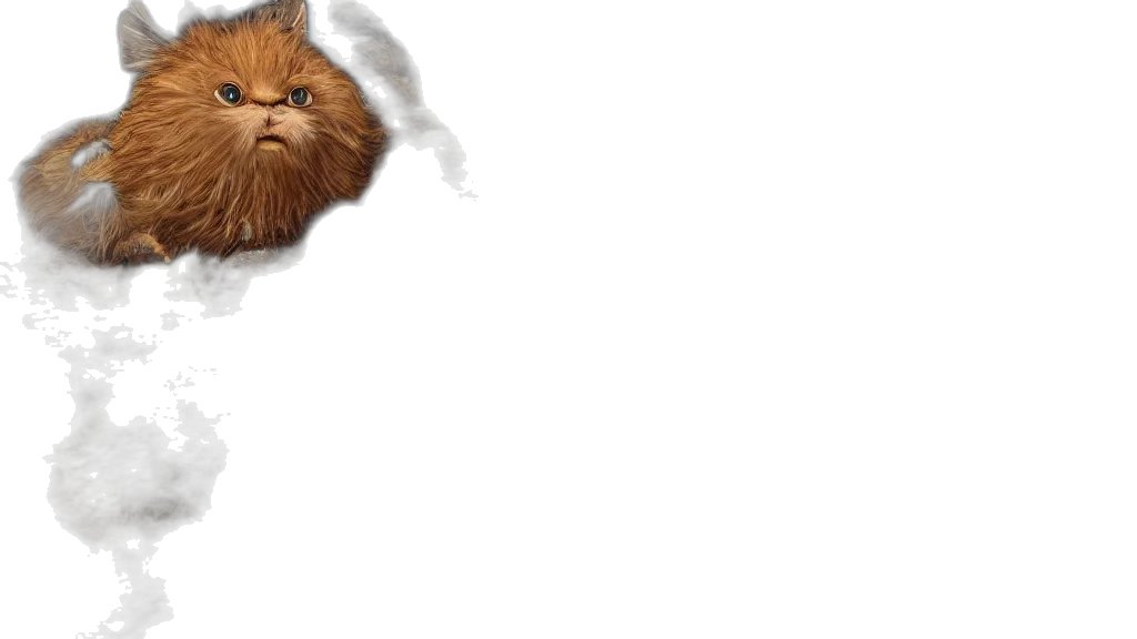 creature, animal, hair, face transparent PNG cut-out