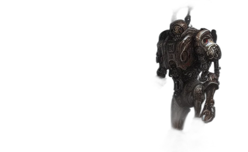 robot, weapon, creature, sword transparent PNG cut-out