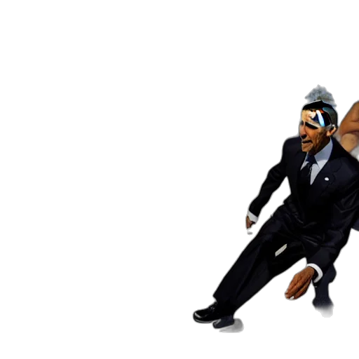 staff, 3d render, concept art, obama transparent PNG cut-out