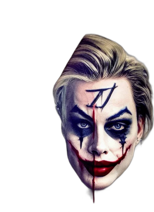 face, mask, photorealistic, comic book art transparent PNG cut-out