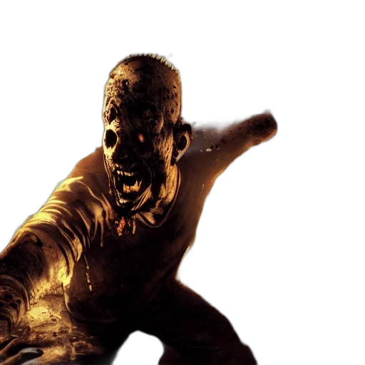 concept art, 3d render, golden, dying transparent PNG cut-out