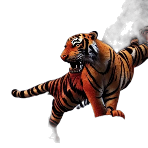 animal, concept art, comic book art, photorealistic transparent PNG cut-out