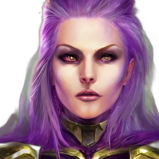 face, fantasy art, concept art, cyberpunk transparent PNG cut-out
