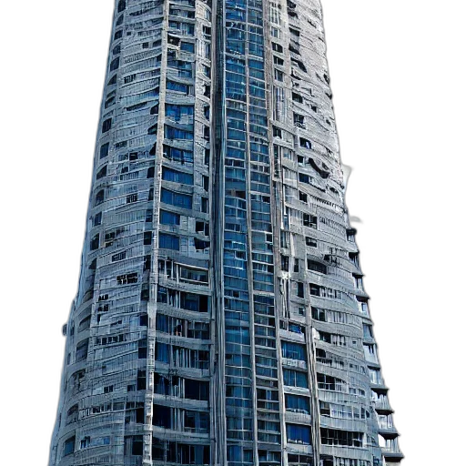 building, 3d render, photorealistic, concept art transparent PNG cut-out