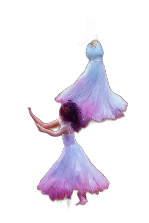 dress, hair, crown, jewelry transparent PNG cut-out