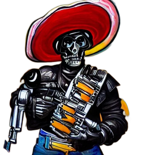 jacket, robot, weapon, concept art transparent PNG cut-out
