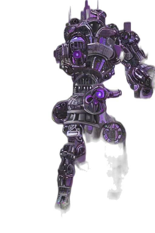 robot, weapon, creature, concept art transparent PNG cut-out