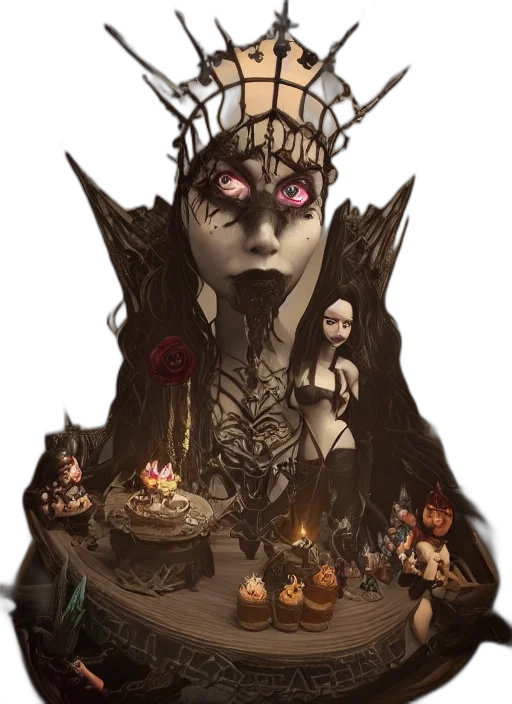 crown, jewelry, mask, staff transparent PNG cut-out
