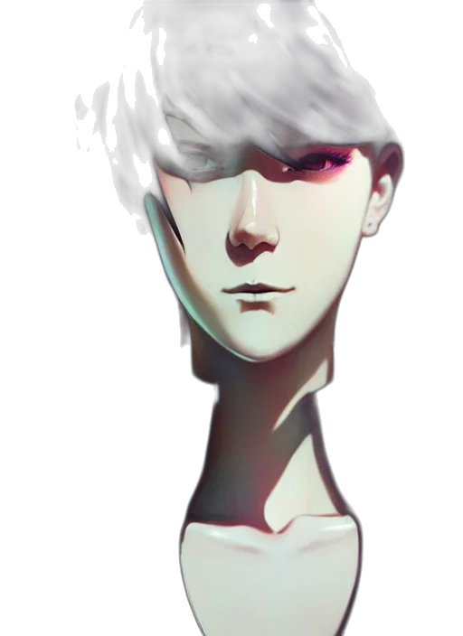 face, robot, mask, staff transparent PNG cut-out