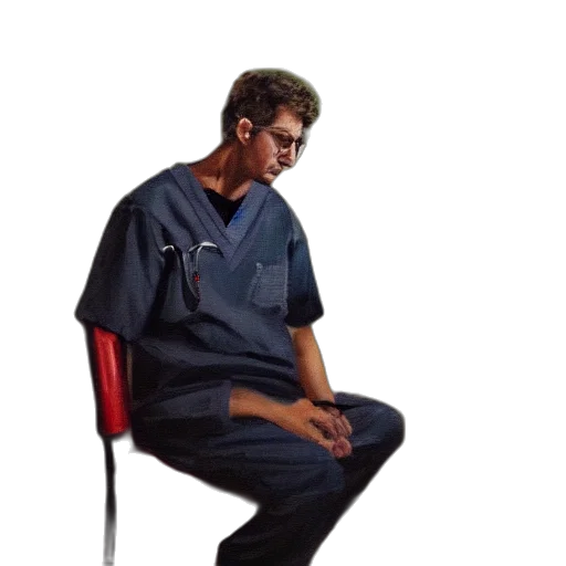 staff, furniture, jacket, face transparent PNG cut-out