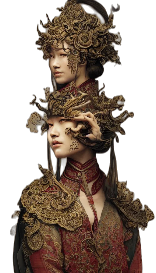 crown, mask, face, jewelry transparent PNG cut-out