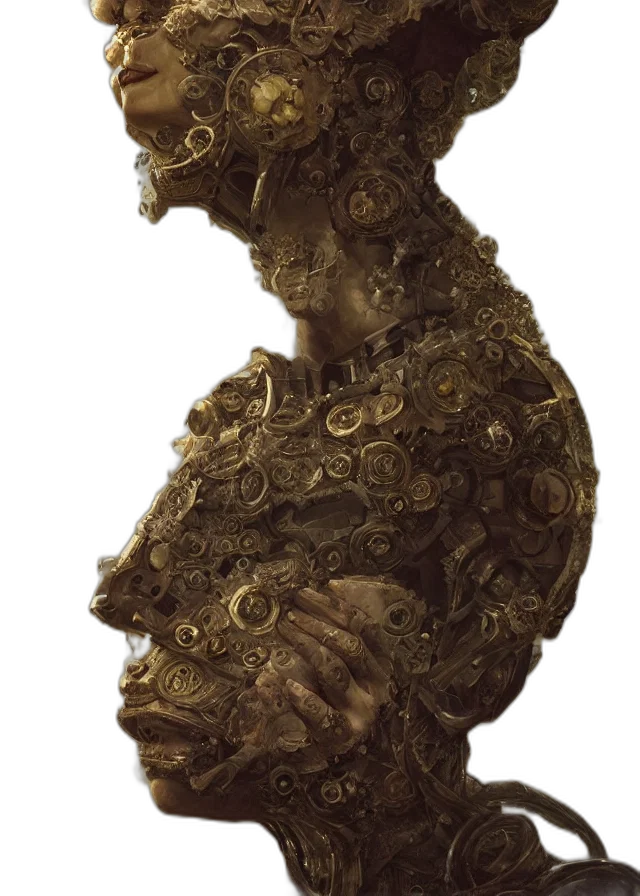 mask, face, crown, dress transparent PNG cut-out