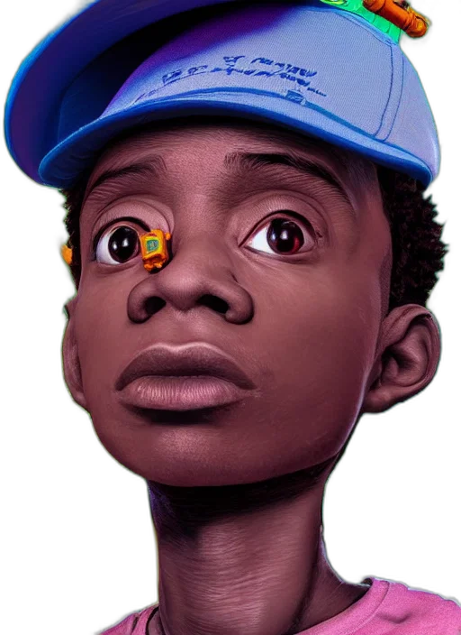 face, hat, robot, cartoon transparent PNG cut-out
