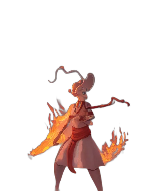 staff, dragon, weapon, creature transparent PNG cut-out