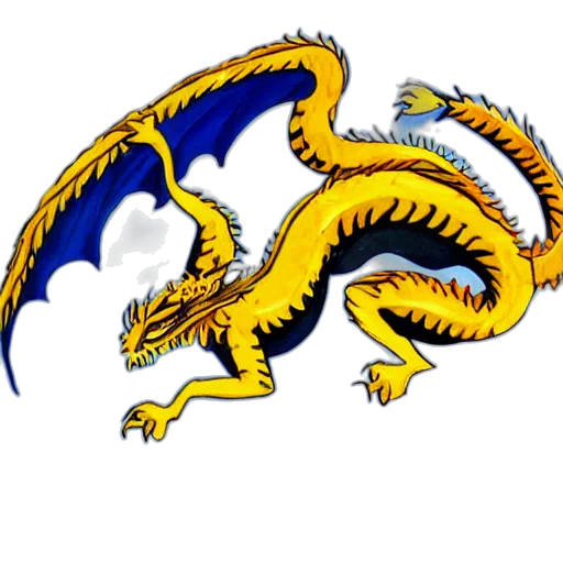 dragon, staff, fantasy art, pixel art transparent PNG cut-out