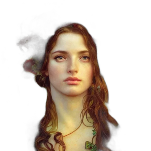 crown, face, dress, jewelry transparent PNG cut-out