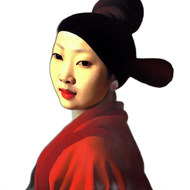 face, mask, hat, staff transparent PNG cut-out