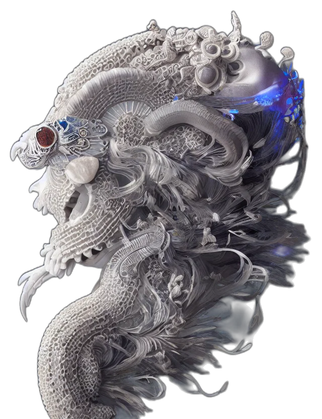 dragon, jewelry, crown, mask transparent PNG cut-out