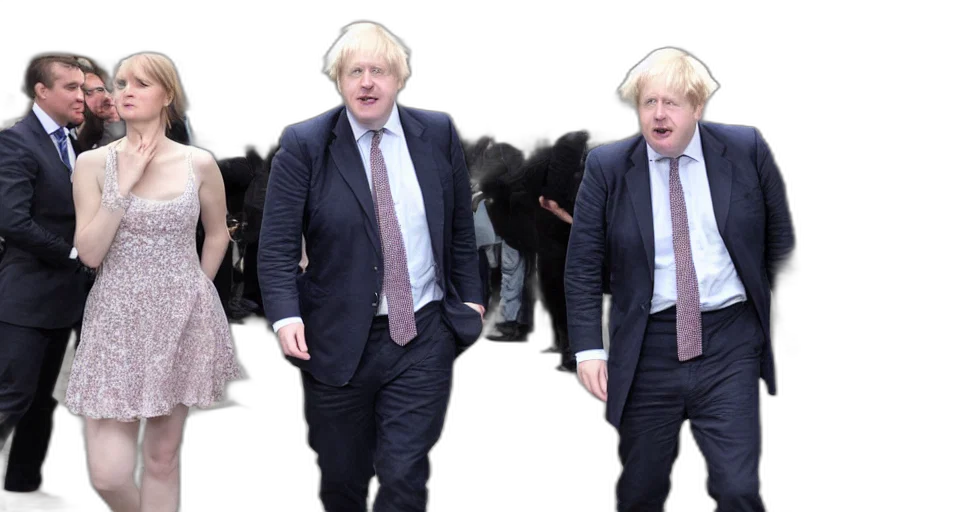 creature, boris, johnson, wearing transparent PNG cut-out
