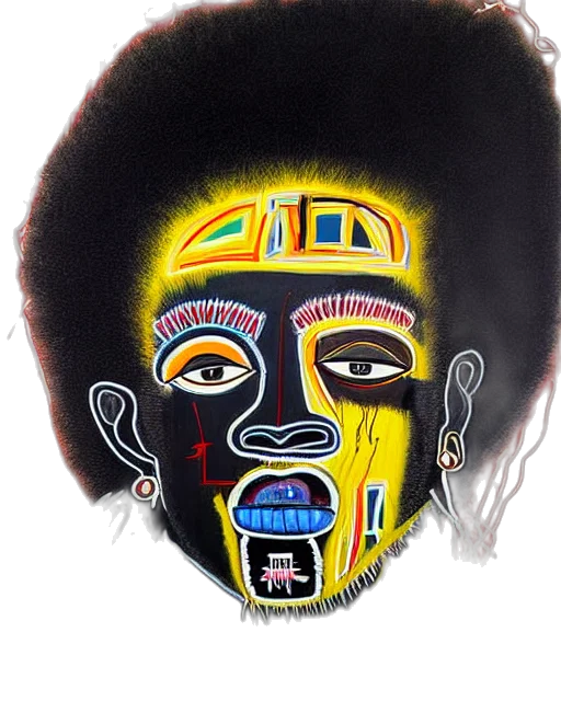 mask, face, crown, hair transparent PNG cut-out