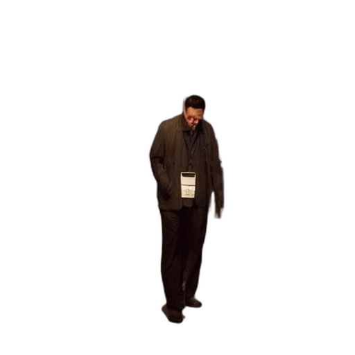 staff, jacket, robot, creature transparent PNG cut-out