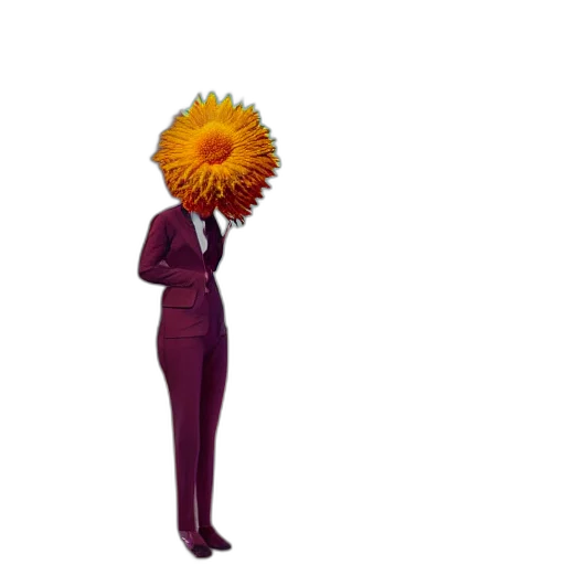 flower, staff, creature, crown transparent PNG cut-out