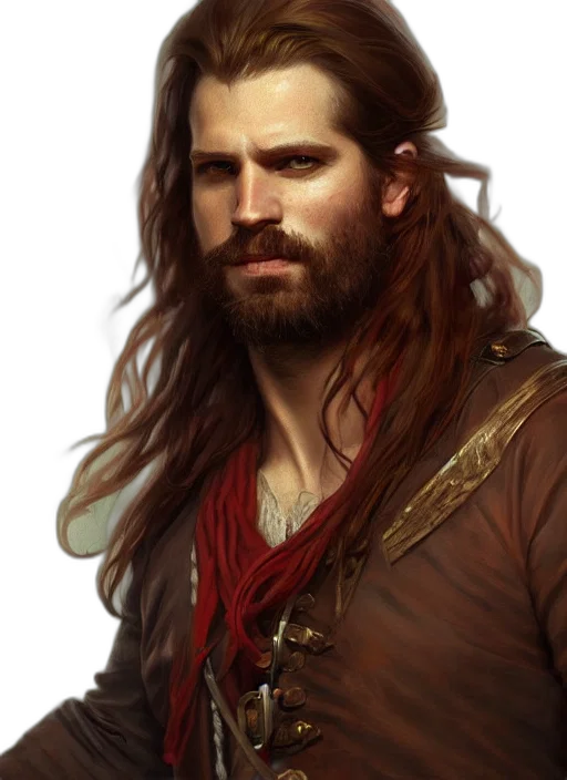 face, hair, sword, fantasy art transparent PNG cut-out
