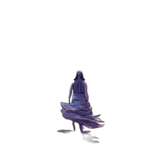 dress, umbrella, creature, shoes transparent PNG cut-out
