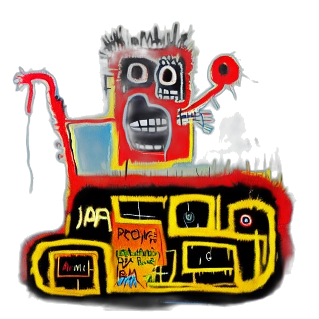 robot, car, mask, concept art transparent PNG cut-out