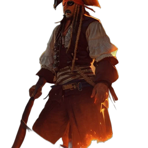staff, mask, weapon, jacket transparent PNG cut-out