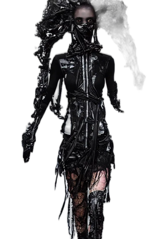 robot, mask, dress, staff transparent PNG cut-out