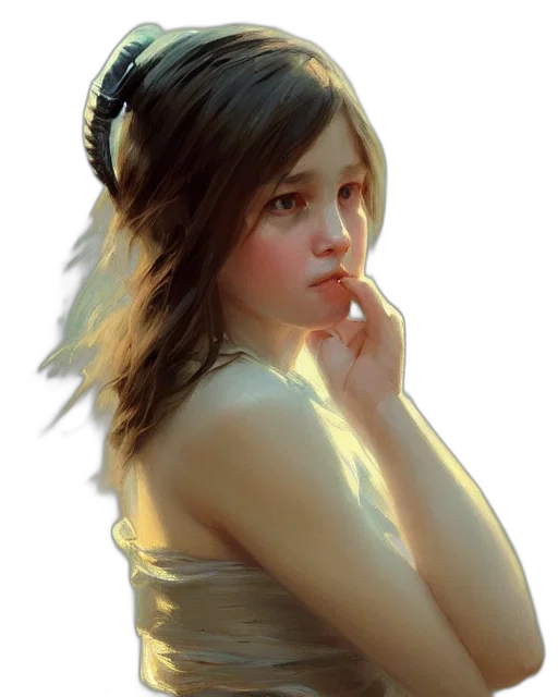 face, jewelry, dress, crown transparent PNG cut-out